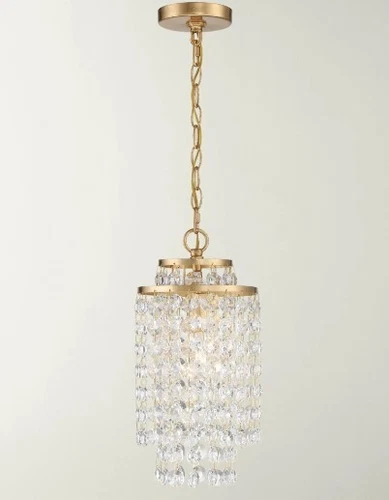 Crystorama Lighting GAB-B7301-GA Gabrielle - 1 Light Chandelier-Antique Gold - Picture 1 of 2