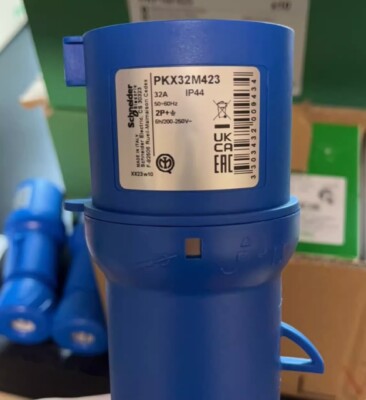 1PCS NEW FOR PKX32M423 industrial plug, 200... 250V, 32A, 2P+E, IP44