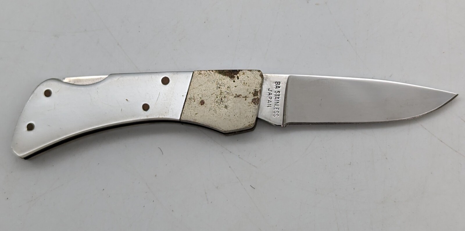 Vtg Cavalier 11179 Folding Pocket Knife Edge Mark Lil Squirrel Pearl