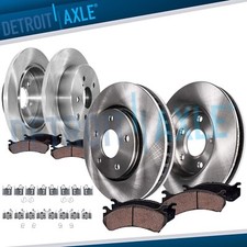 8pc Front Rear Disc Brake Rotors Ceramic Brake Pads for 2016 - 2019 Toyota Mirai