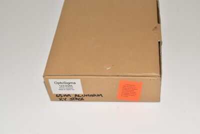 *JM* OptoSigma 123-0345 Crossed-Roller Bearing, Aluminum, XY-Axis Stage (MSP81)