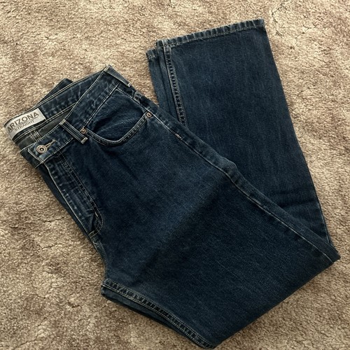 Arizona Denim Jeans Size Boys 18 Regular, Straight leg with adjustable waist - Picture 2 of 4