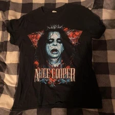 Alice Cooper Band Retro Style Black Unisex Tshirt Reprint S-5XL KH13731
