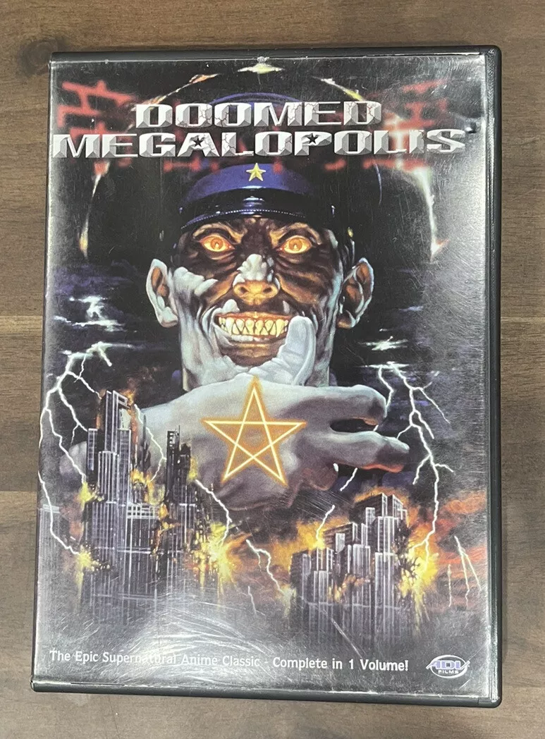 Doomed Megalopolis (DVD, 2002) Anime RARE OOP ADV Good Condition