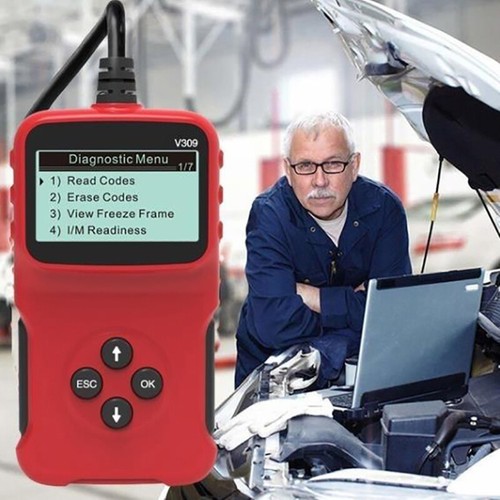 V309 EOBD Scanner Code Reader Data Tester Auto Scan Diagnostic ToolCWDES SgEIIT - Foto 9 di 10