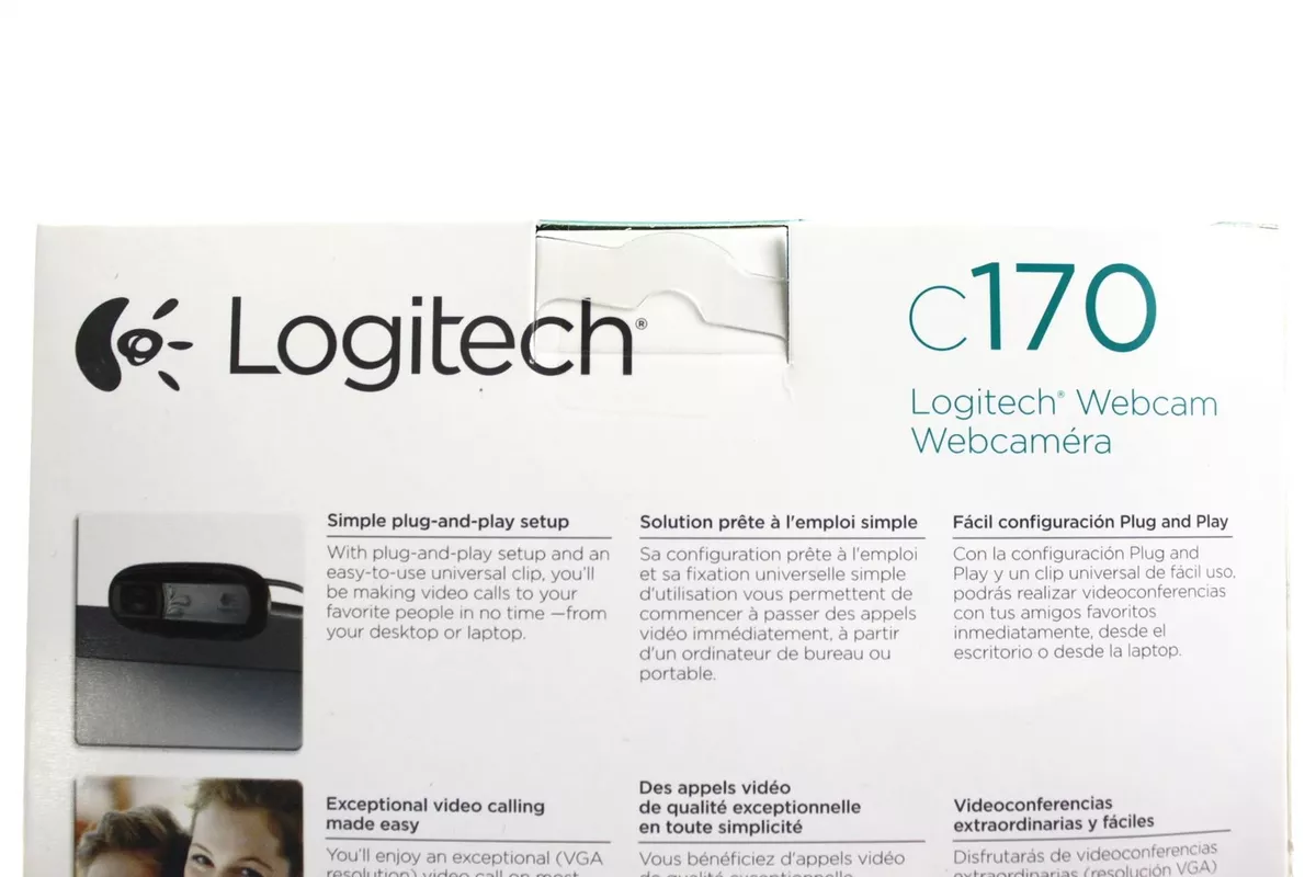 NEW Logitech C170 USB WebCam V U0026 860 000379 eBay