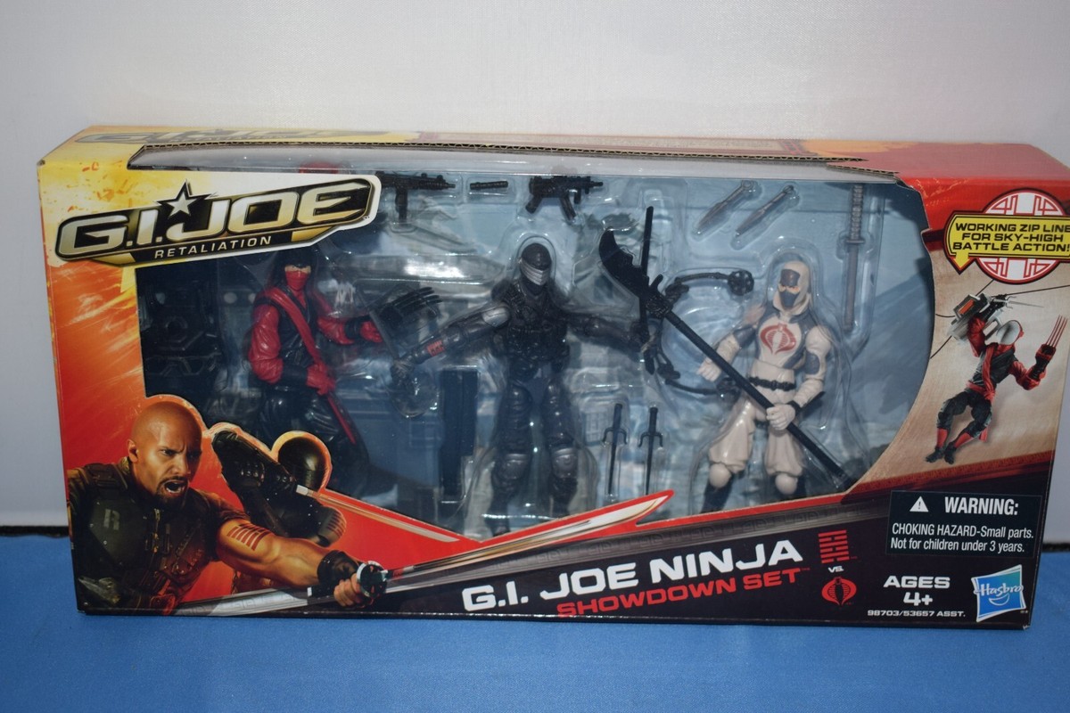 G.I. JOE COBRA Retaliation Ninja Showdown Action Figure 3 Pack Set