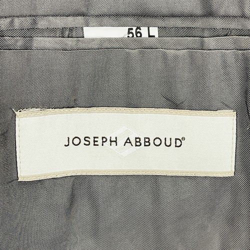 Joseph Abboud Silk Wool Sport Coat Mens 56L Gray Windowpane Blazer Suit Jacket - Picture 10 of 12