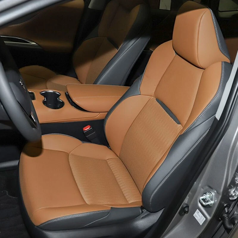ДЛЯ 2009-2024 TOYOTA VENZA MOTOPTES ЗАКАЗ АВТОМОБИЛЯ КОЖАНЫЕ ЧЕХЛЫ ПОЛНЫЙ КОМПЛЕКТ 5 СИДЕНИЙ - Изображение 2 из 4