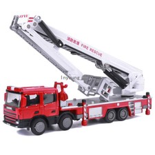 Aerial Platform Fire Truck Toy Diecast Fire Engine Toys Model Toy Car for Boys
