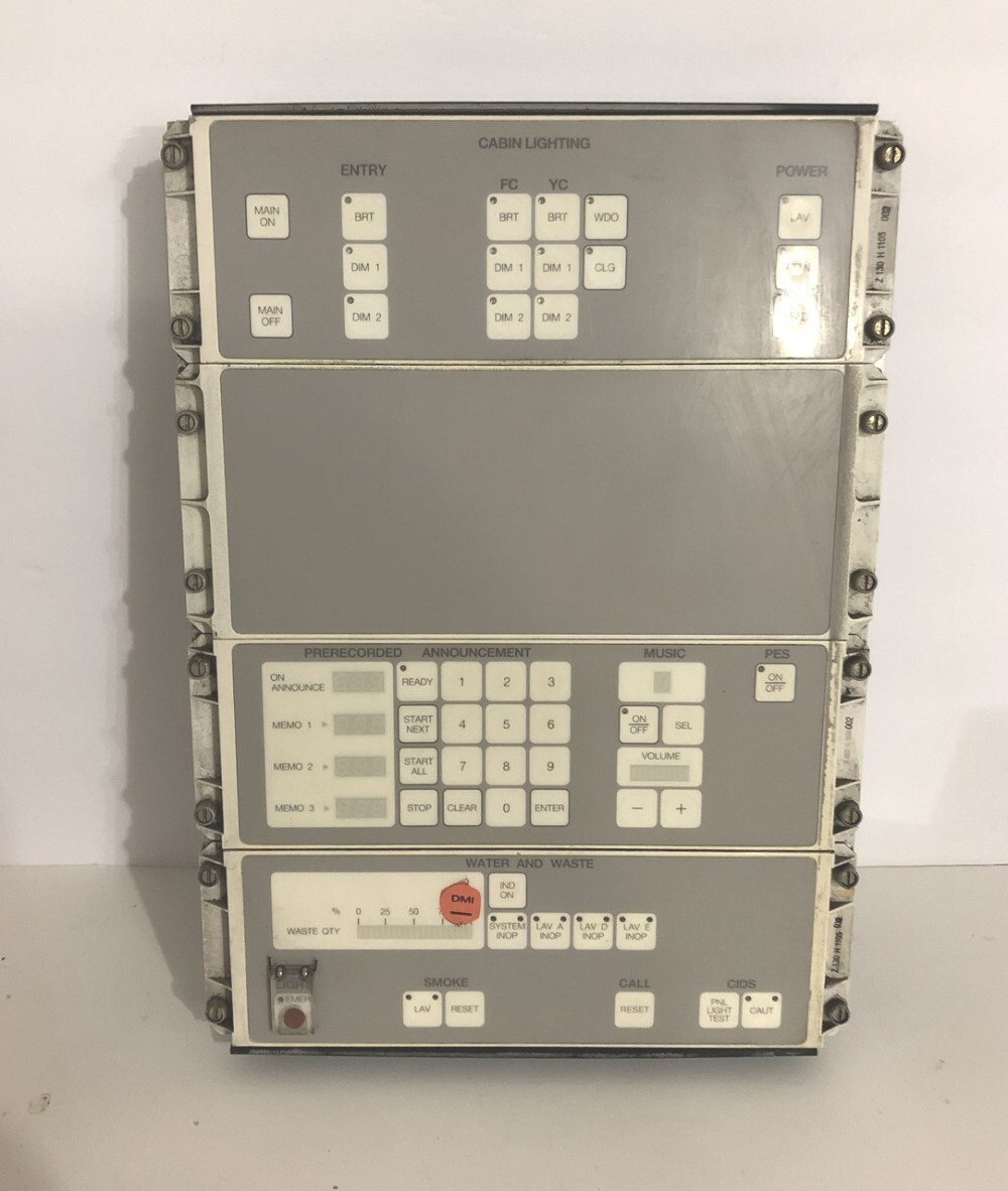 Airbus A320 Aircraft Forward Attendant Panel Z130H0066110 | eBay