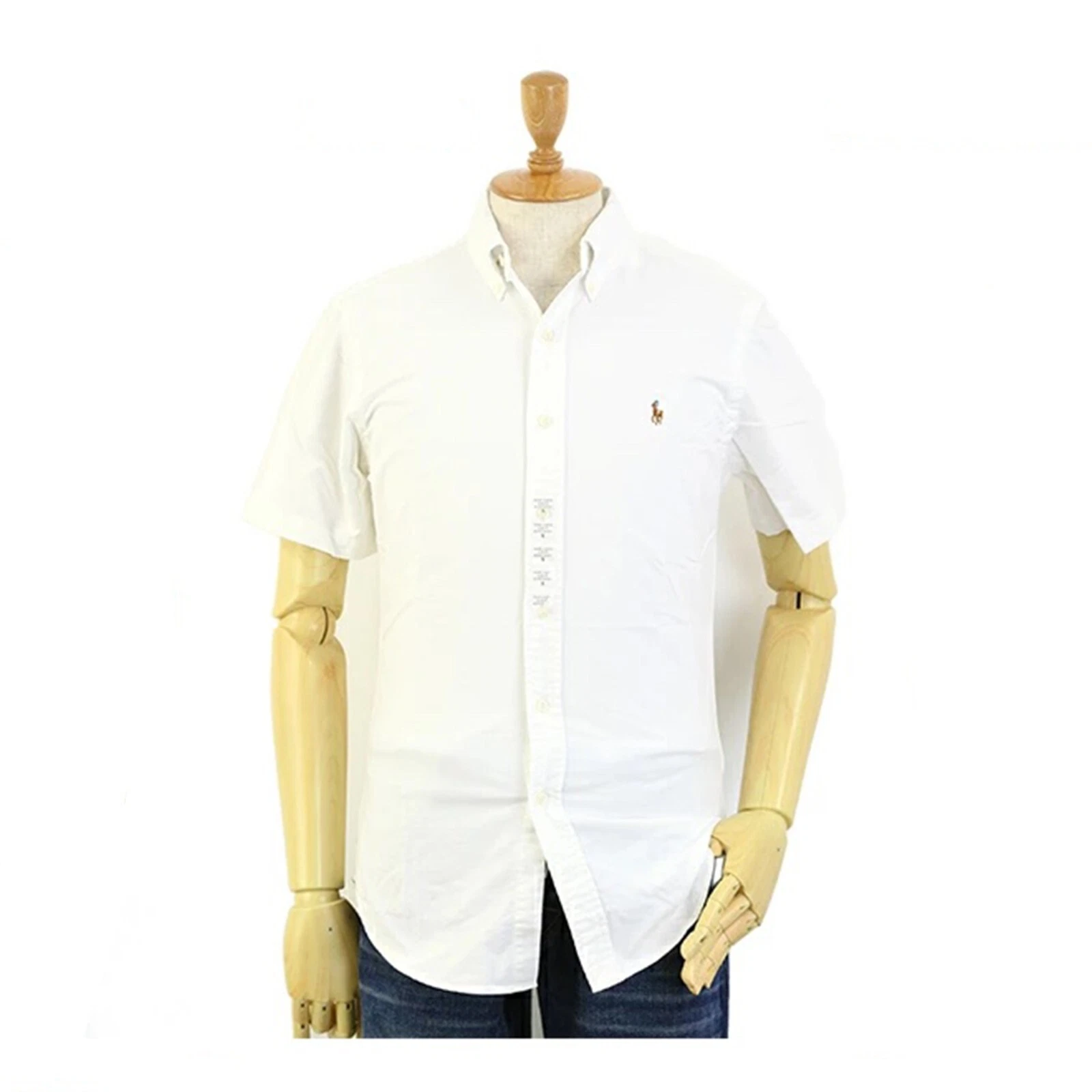 Polo Ralph Lauren Short Sleeve Solid Slim Fit Button Down Shirt Oxford - White -
Opens in a new wind