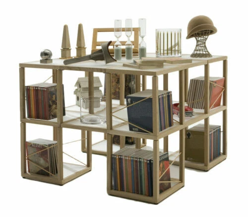 Librerie e scaffali trasparente per la casa