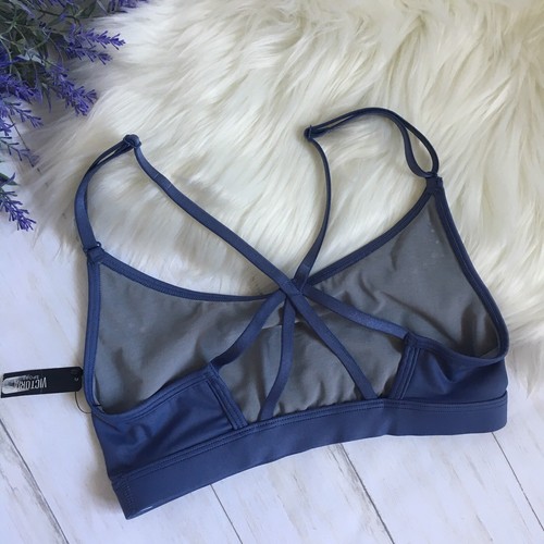 VICTORIA'S SECRET Sports Bra Unlined Purple XS NWT NEW VS Sport 30-32 Scoop - Picture 3 of 4