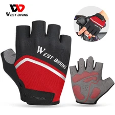 Breathable Cycling Half Finger Gloves Riding MTB Road Bike Sports Short Gloves
