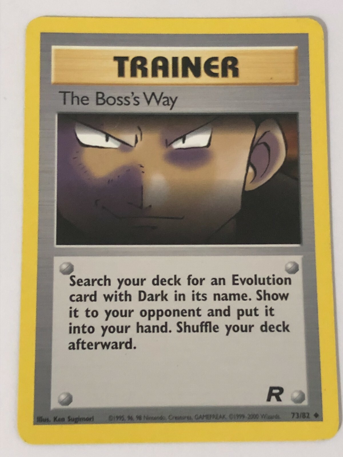 Pokemon Card - The Boss's Way - 73/82 - Used - ENG / US