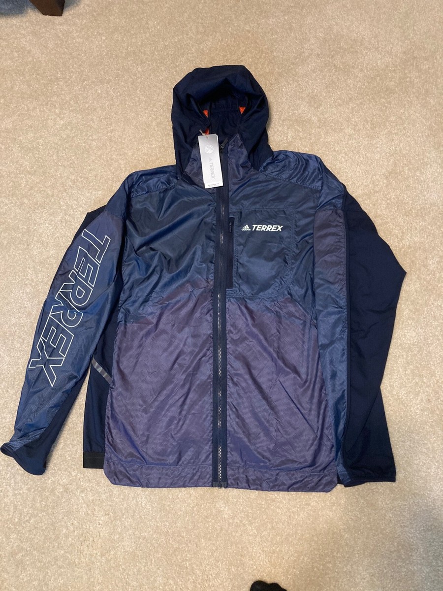 Adidas Terrex Agravic Windweave Waterproof Running Jacket Women Lg