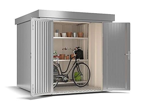 Gerätehaus mit Pultdach für den Garten