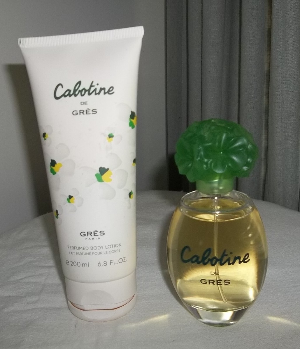Gres Cabotine de Gres Eau de Parfum Perfume Body Lotion Almost Full