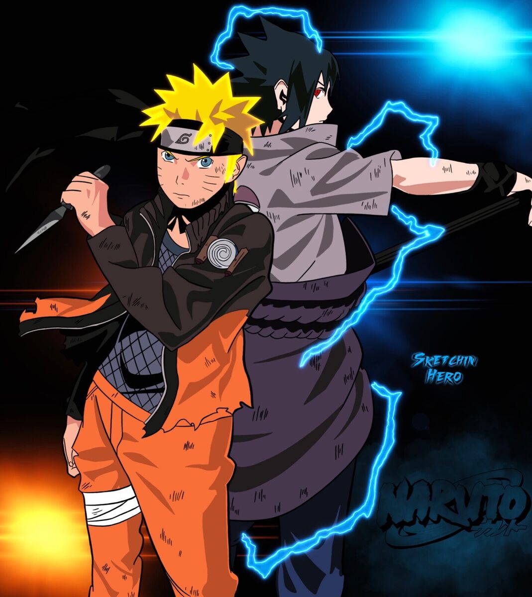 Shippuden - Naruto vs. Sasuke, Naruto Poster