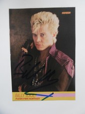 Billy Idol Autogramm signed 10x14 cm Popcorn -Starkarte