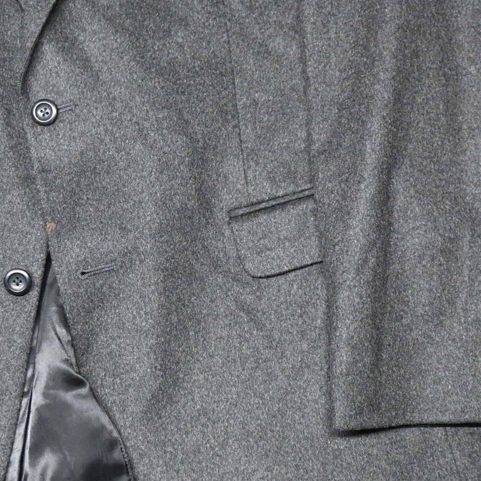 Chaqueta Blazer Abrigo Deportivo Jos A Bank 44L Gris Gordon 100% Cachemira Para Hombre Foto 3 de 4