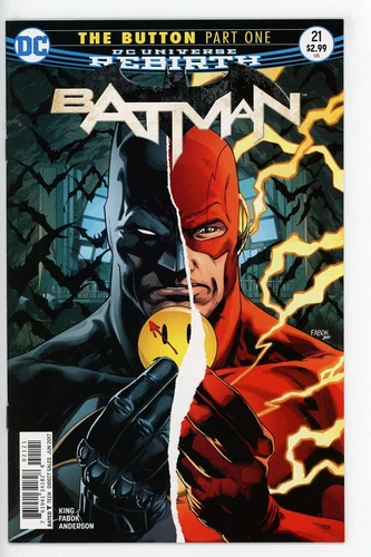 BATMAN #21 NEAR MINT 2017 JASON FABOK COVER DC COMICS b-153