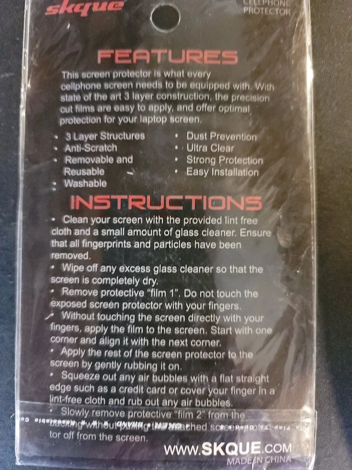 Screen Protector Nokia900 By Skque - Image 2 of 2