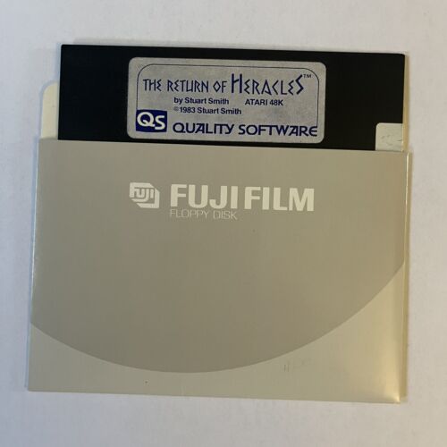 Return of Heracles by Stuart Smith - Authentic 5.25” Game Disk Quality Software - Picture 1 of 1