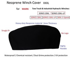Neoprene Winch Cover  for WARN 20000 30000lbs  SERIES 20 30XL Heavy Duty XXXL 06