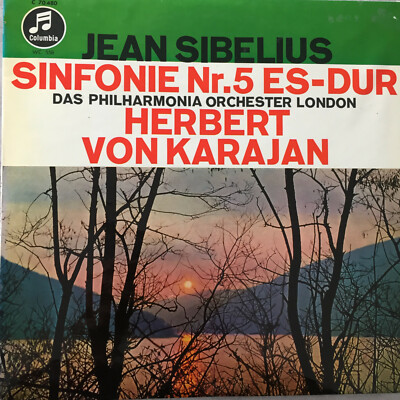 SIBELIUS: Sinfonie Nr. 5 - Karajan (Columbia C 70480 / 10'' / Mono / NM)