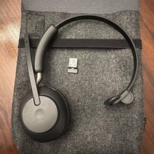 Jabra Evolve2 65 Mono Wireless Headset UC, USB-A - Black