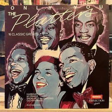 SOUL/R B EXC LP The PLATTERS Only You 16 Classic Greats 1987 WARWICK UK Impo