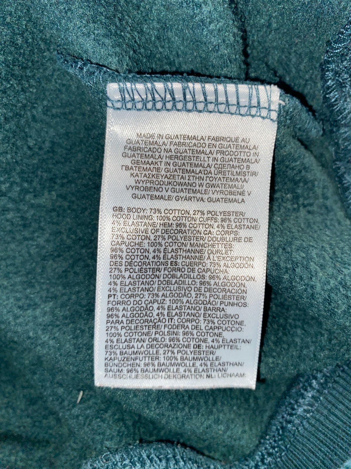 The North Face Half Dome Hoodie Men's LARGE Blue Pullover Sweatshirt Logo image 6