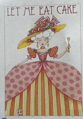 Mary Engelbreit Handmade Magnet-Let Me Eat Cake