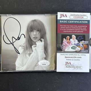 Inserto CD Taylor Swift firmato The Tortured Poets Department con disco AUTO JSA COA