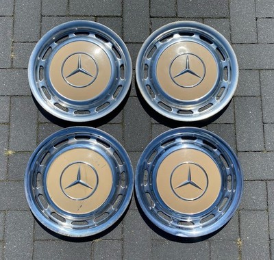 Mercedes W108 W114 W115 W116 W123 R107 Rad Kappe Kappen 14 Zoll Sand Beige 444