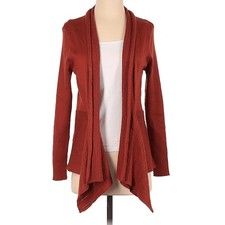 Christopher & Banks Orange Rust Cardigan Sweater Women's Size Medium