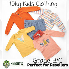 Kids Clothes Mixed Sizes -10kg - Bulk Job Lot Bundle  Mixed Brands  Grade B/C