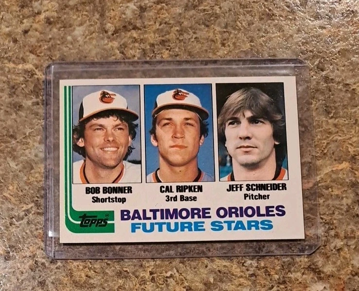 (7) Cal Ripken 1982 Topps Rookie card RC 1983 1984 Donruss Fleer 1985 Orioles  - Image 2 of 4