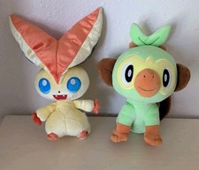 Pokemon Victini 2016 Tomy 20th Anniversary Plush 9" Grookey