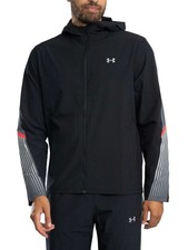 Image of Under Armour Men's Velociti Storm Hooded Jacket, Black