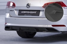 Heck Ansatz Einsatz Spoiler Tuning Diffusor für VW Golf 7 Variant (FL) HA241-L