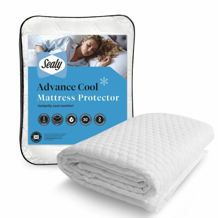 Sealy Advance Cool Mattress Protector Hypoallergenic - King Size