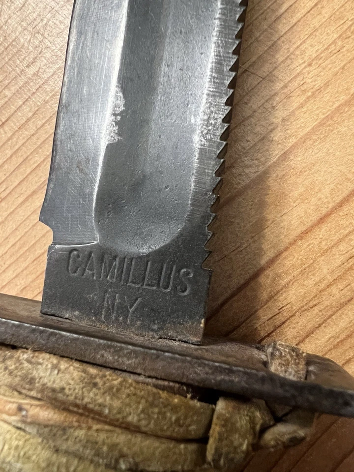 Cuchillo de supervivencia piloto de la USAF de colección Camillus era de la guerra de Vietnam Foto 4 de 4