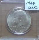 1964-D Kennedy 1/2 Dollar 90% Silver, UNC/BEAUTIFUL COIN!