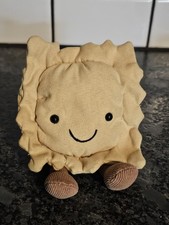 Jellycat Amuseable Ravioli Pasta Plush Retired Rare Small Authentic Htf