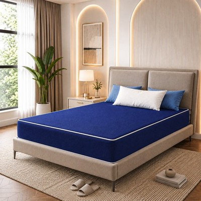 Continental Sleep, Medium Firm Water-Resistance Foam Vinyl Mattress.