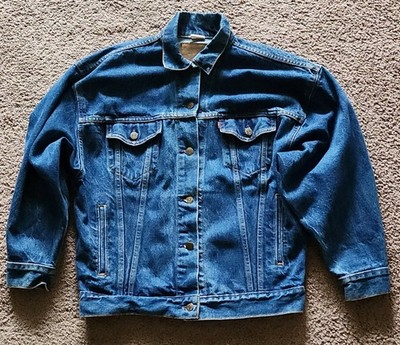 VTG Levis Jacket Mens Small Blue Type 3 III Denim Trucker USA 90s 70507