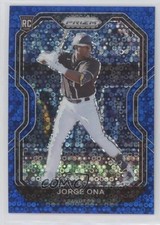 2021 Panini Prizm Tier III Blue Donut Circle Prizm 48/199 Jorge Ona #209 0c3e